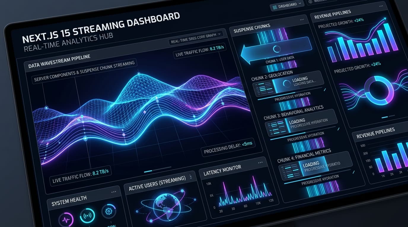 Next.js Big Data Management: Server Components, Suspense Streaming & Optimization